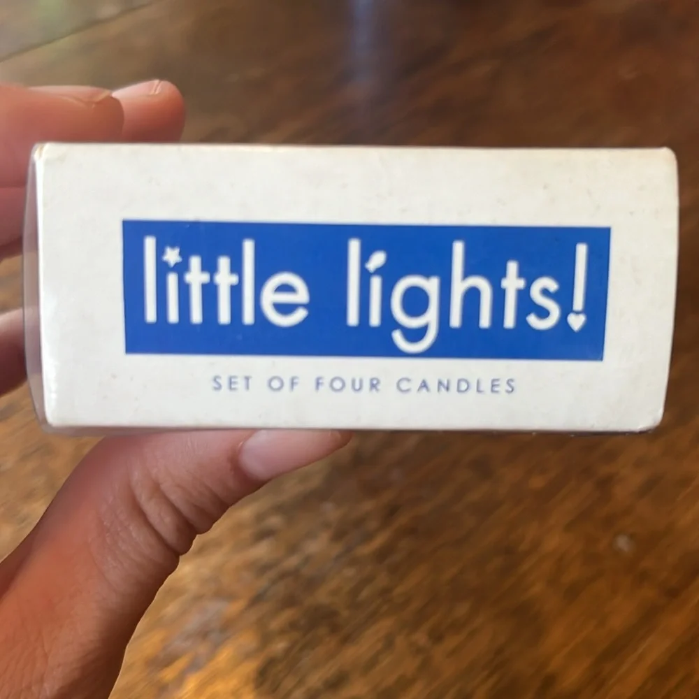 New crate & barrel little lights! Poppy candles